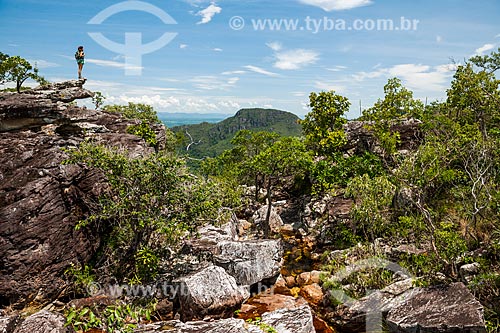  Landscape during the trail to Janela Mirante (Window Mirante) - Chapada dos Veadeiros National Park  - Alto Paraiso de Goias city - Goias state (GO) - Brazil