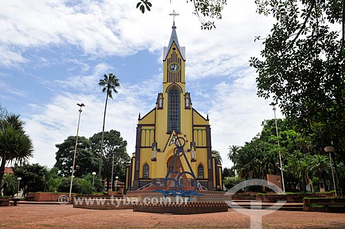  Facade of the Matriz Church of Sao Jose  - Barra Bonita city - Sao Paulo state (SP) - Brazil