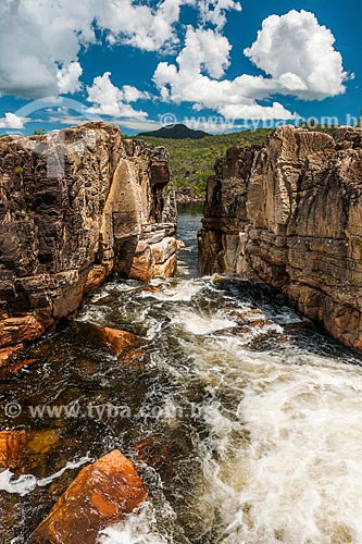  General view of the 2 Canyon - Chapada dos Veadeiros National Park  - Alto Paraiso de Goias city - Goias state (GO) - Brazil