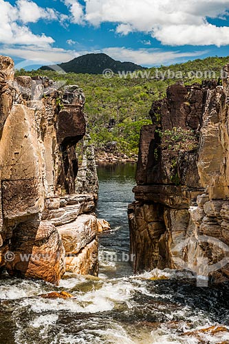  General view of the 2 Canyon - Chapada dos Veadeiros National Park  - Alto Paraiso de Goias city - Goias state (GO) - Brazil