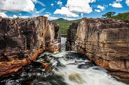  General view of the 2 Canyon - Chapada dos Veadeiros National Park  - Alto Paraiso de Goias city - Goias state (GO) - Brazil