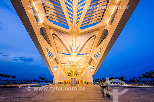  Nightfall - Amanha Museum (Museum of Tomorrow)  - Rio de Janeiro city - Rio de Janeiro state (RJ) - Brazil