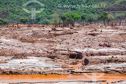  General view of Bento Rodrigues district after the dam rupture of the Samarco company mining rejects in Mariana city (MG)  - Mariana city - Minas Gerais state (MG) - Brazil