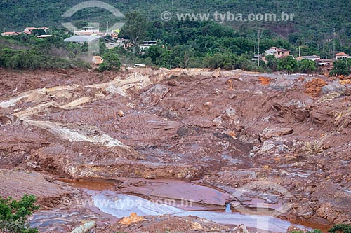  General view of Bento Rodrigues district after the dam rupture of the Samarco company mining rejects in Mariana city (MG)  - Mariana city - Minas Gerais state (MG) - Brazil