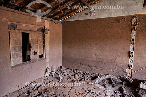  Inside of house in Paracatu de Baixo district after the dam rupture of the Samarco company mining rejects in Mariana city (MG)  - Mariana city - Minas Gerais state (MG) - Brazil
