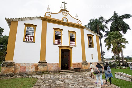  Facade of the Nossa Senhora das Merces Church (XVIII century)  - Tiradentes city - Minas Gerais state (MG) - Brazil