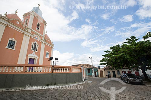  Facade of the Nossa Senhora da Penha de Franca Church (1840)  - Resende Costa city - Minas Gerais state (MG) - Brazil