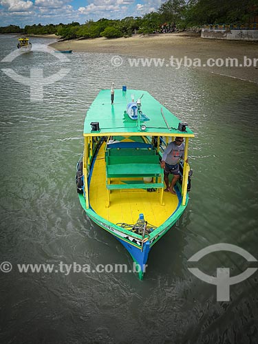  Transport boat typical of the region  - Galinhos city - Rio Grande do Norte state (RN) - Brazil