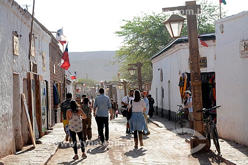  Tourists - San Pedro de Atacama city  - San Pedro de Atacama city - El Loa Province - Chile