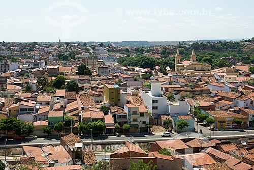  Top view of the city located at the foot of the Chapada do Araripe  - Crato city - Ceara state (CE) - Brazil