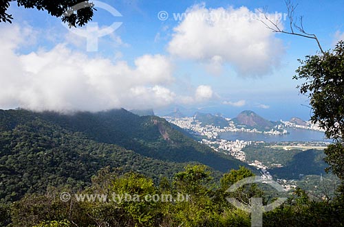  General view from trail of Queimado Mountain  - Rio de Janeiro city - Rio de Janeiro state (RJ) - Brazil