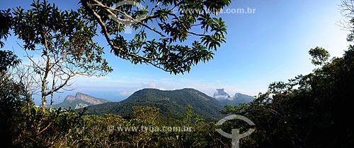  General view from trail of Queimado Mountain  - Rio de Janeiro city - Rio de Janeiro state (RJ) - Brazil