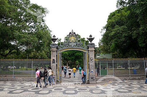  Campo de Santana entrance  - Rio de Janeiro city - Rio de Janeiro state (RJ) - Brazil