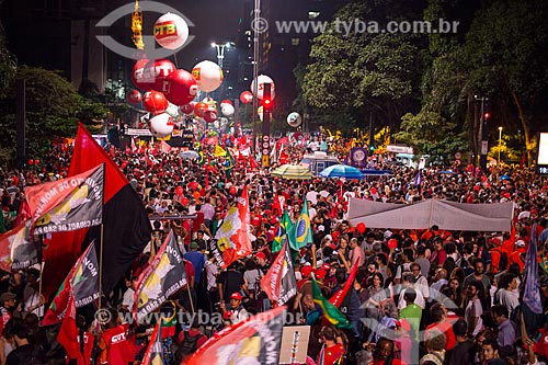  Manifestation in favor of President Dilma Rousseff  - Sao Paulo city - Sao Paulo state (SP) - Brazil