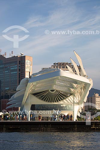  View of the Amanha Museum (Museum of Tomorrow) from Guanabara Bay  - Rio de Janeiro city - Rio de Janeiro state (RJ) - Brazil