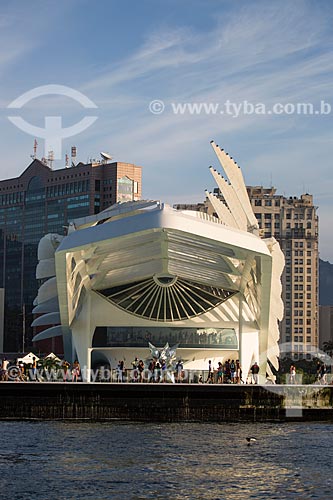  View of the Amanha Museum (Museum of Tomorrow) from Guanabara Bay  - Rio de Janeiro city - Rio de Janeiro state (RJ) - Brazil