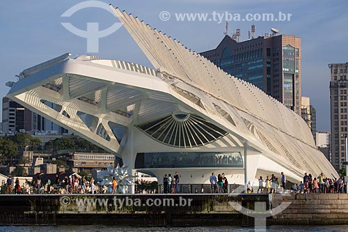  View of the Amanha Museum (Museum of Tomorrow) from Guanabara Bay  - Rio de Janeiro city - Rio de Janeiro state (RJ) - Brazil