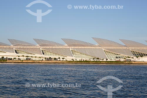  View of the Amanha Museum (Museum of Tomorrow) from Guanabara Bay  - Rio de Janeiro city - Rio de Janeiro state (RJ) - Brazil