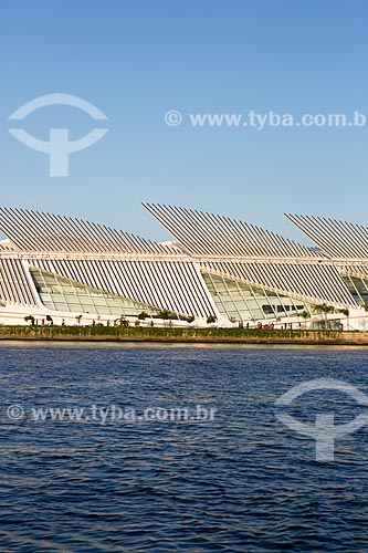  View of the Amanha Museum (Museum of Tomorrow) from Guanabara Bay  - Rio de Janeiro city - Rio de Janeiro state (RJ) - Brazil