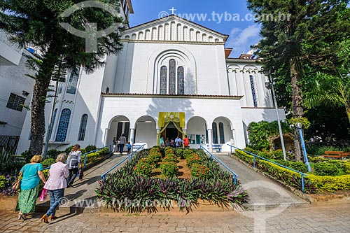  Facade of the Cristo Redentor Church (Christ the Redeemer Church) - 1948  - Rio de Janeiro city - Rio de Janeiro state (RJ) - Brazil