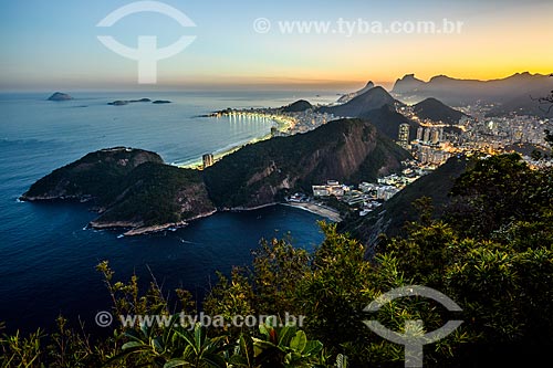  View of Vermelha Beach from Sugar Loaf with Ipanema and Copacabana beaches in the background  - Rio de Janeiro city - Rio de Janeiro state (RJ) - Brazil