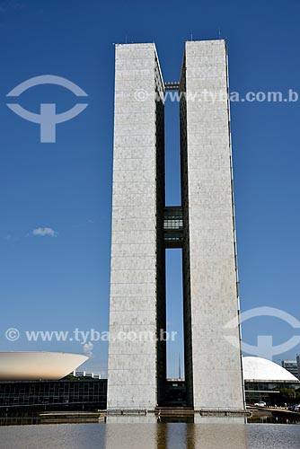  Facade of National Congress  - Brasilia city - Distrito Federal (Federal District) (DF) - Brazil