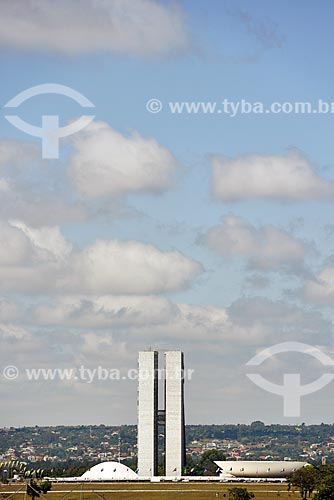  Facade of National Congress  - Brasilia city - Distrito Federal (Federal District) (DF) - Brazil