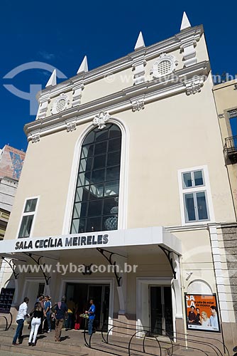  facade of Sala Cecilia Meireles  - Rio de Janeiro city - Rio de Janeiro state (RJ) - Brazil