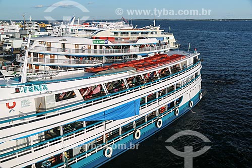  Berthed boats - Manaus Port  - Manaus city - Amazonas state (AM) - Brazil