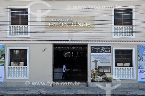  Entrance of Venerable Third Order of Saint Francis of Penance Cemetery - also known as Cemetery of Penance  - Rio de Janeiro city - Rio de Janeiro state (RJ) - Brazil