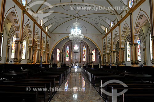  Interior of Sao Pedro Mother Church  - Tupa city - Sao Paulo state (SP) - Brazil