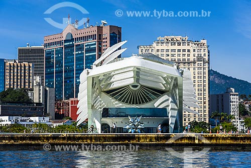  View of the Amanha Museum (Museum of Tomorrow) from Guanabara Bay  - Rio de Janeiro city - Rio de Janeiro state (RJ) - Brazil