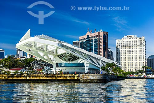  View of the Amanha Museum (Museum of Tomorrow) from Guanabara Bay  - Rio de Janeiro city - Rio de Janeiro state (RJ) - Brazil