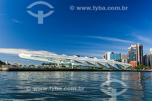  View of the Amanha Museum (Museum of Tomorrow) from Guanabara Bay  - Rio de Janeiro city - Rio de Janeiro state (RJ) - Brazil