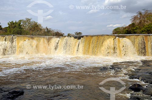  Talhadao Waterfall - Turvo River  - Palestina city - Sao Paulo state (SP) - Brazil