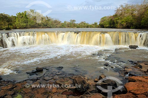  Talhadao Waterfall - Turvo River  - Palestina city - Sao Paulo state (SP) - Brazil