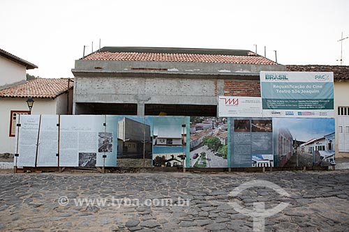  Siding during the reform of the Cine Sao Joaquim (1857)  - Goias city - Goias state (GO) - Brazil