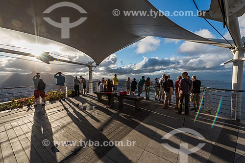  Tourists - mirante of the Sugar Loaf  - Rio de Janeiro city - Rio de Janeiro state (RJ) - Brazil