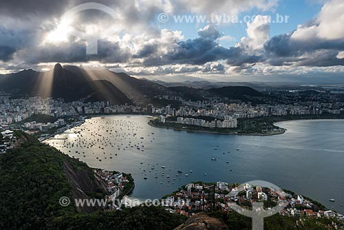  View of the Botafogo Bay from Urca Mountain  - Rio de Janeiro city - Rio de Janeiro state (RJ) - Brazil
