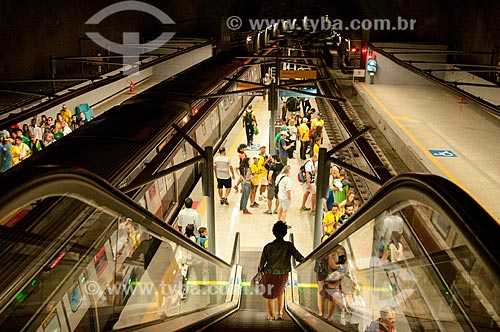  Inside of General Osorio Station of Rio Subway - Line 4  - Rio de Janeiro city - Rio de Janeiro state (RJ) - Brazil