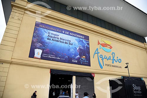  Facade of the AquaRio - marine aquarium of the city of Rio de Janeiro  - Rio de Janeiro city - Rio de Janeiro state (RJ) - Brazil