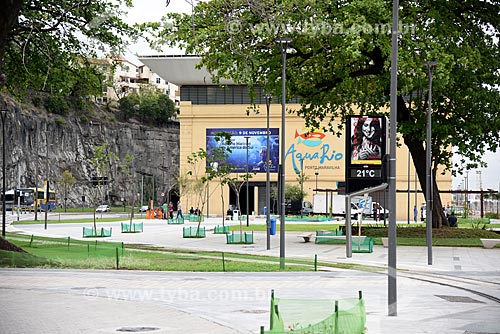  Facade of the AquaRio - marine aquarium of the city of Rio de Janeiro  - Rio de Janeiro city - Rio de Janeiro state (RJ) - Brazil