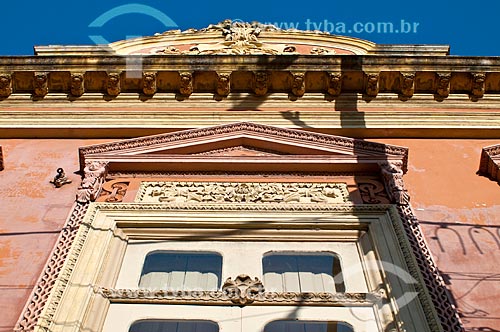  Detail of facade of the Doce Museum (1878)  - Pelotas city - Rio Grande do Sul state (RS) - Brazil