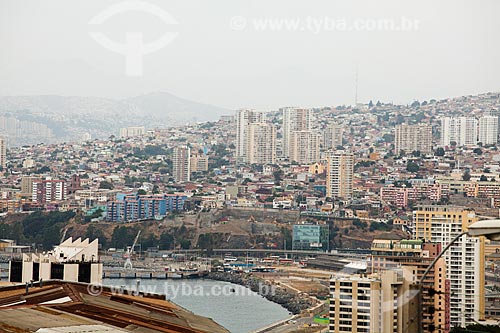  General view of Valparaiso city  - Valparaiso city - Santiago Province - Chile