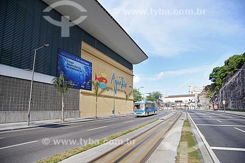  Port Binary with the AquaRio - marine aquarium of the city of Rio de Janeiro - in the left side  - Rio de Janeiro city - Rio de Janeiro state (RJ) - Brazil