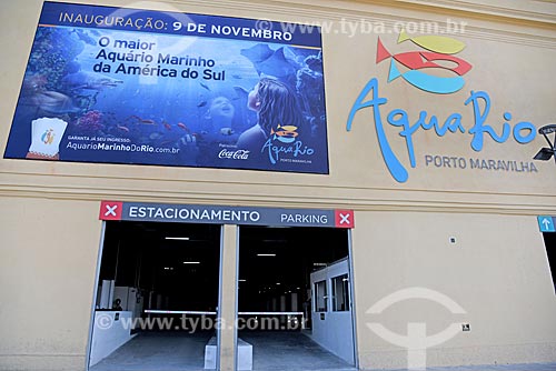  Facade of the AquaRio - marine aquarium of the city of Rio de Janeiro  - Rio de Janeiro city - Rio de Janeiro state (RJ) - Brazil