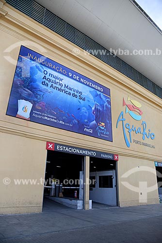  Facade of the AquaRio - marine aquarium of the city of Rio de Janeiro  - Rio de Janeiro city - Rio de Janeiro state (RJ) - Brazil