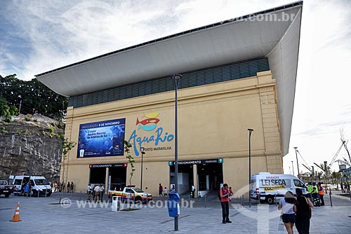  Facade of the AquaRio - marine aquarium of the city of Rio de Janeiro  - Rio de Janeiro city - Rio de Janeiro state (RJ) - Brazil