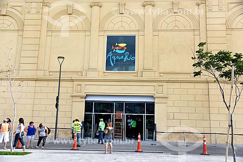  Facade of the AquaRio - marine aquarium of the city of Rio de Janeiro  - Rio de Janeiro city - Rio de Janeiro state (RJ) - Brazil