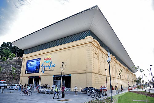  Facade of the AquaRio - marine aquarium of the city of Rio de Janeiro  - Rio de Janeiro city - Rio de Janeiro state (RJ) - Brazil